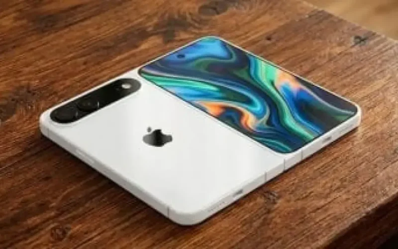 تصميم جديد آيفون القابل للطي يظهر أزرار مبتكرة وكاميرات سوداء